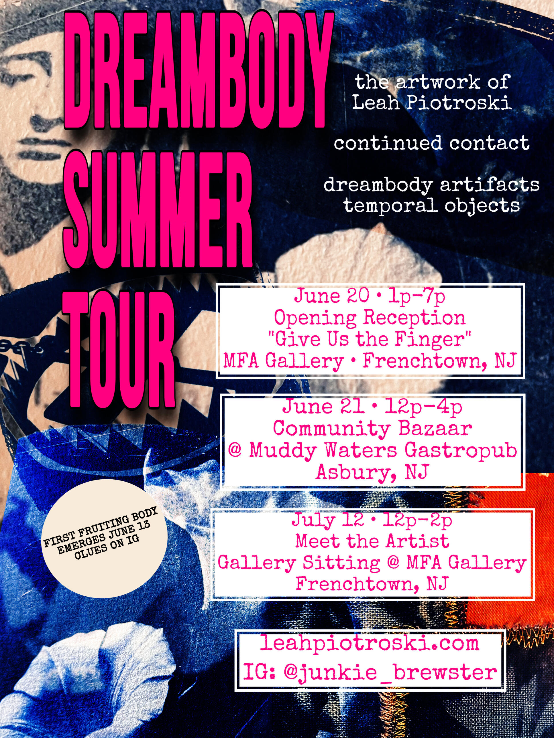 Exhibitions, Markets, and Public Appearances, Summer 2026